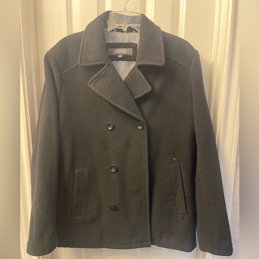 Men’s Kenneth Cole Peacoat Sz M